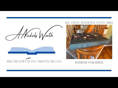 The KJV Cross Reference Study Bible by Barbour Publishing