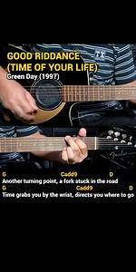 41K views · 945 reactions | Good Riddance (Time Of Your Life) - Green Day (Easy Guitar Chords Tutorial with Lyrics) part 1 REELS | Doc OTEP Studio | Facebook