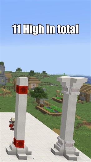 Minecraft Greek Pillar Design | Roman Style Trading Hall Build