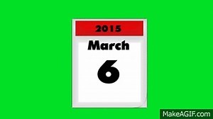 Calendar Turning / Changing Animation on Make a GIF