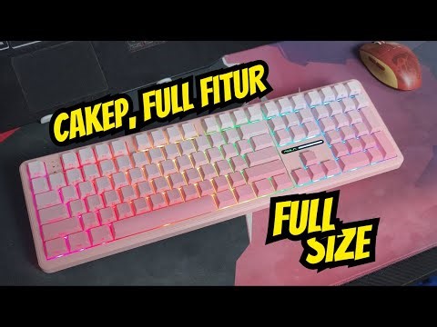 For Those of You Looking for a Full-Size Pink Keyboard | Epomaker X Aula F108