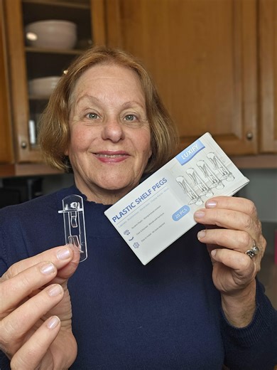 Watch Keep Your Cabinet Shelves in Place With These Plastic Pegs on Amazon Live