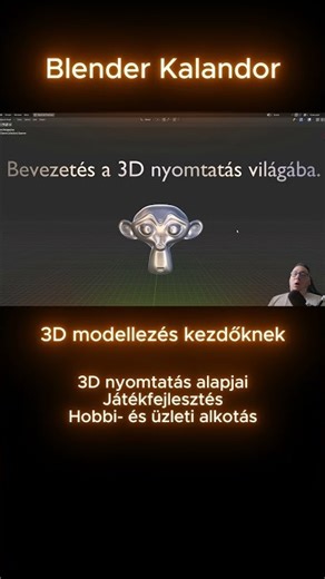 3D nyomtatás alapjai és 3D modellezés Blenderben. #blender #PLA #filament #FDM #3dprint