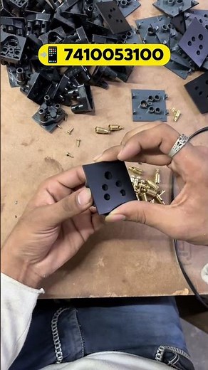 Modular Black sockets manufacturing process !! #shorts #electrical #switch #wire #manufacturing