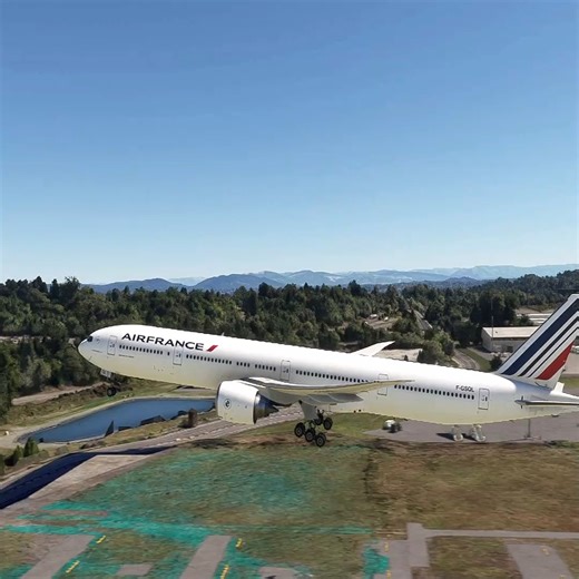 2.5M views · 10K reactions | Décollage difficile pour un avion français de l'aéroport international du Canada | Hassun Gamer | Facebook