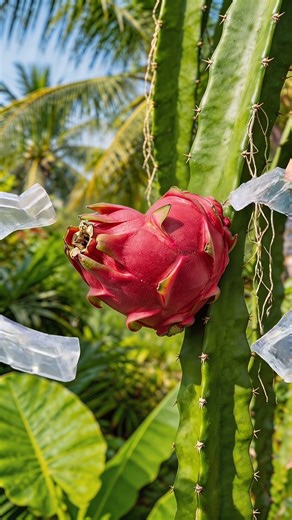 This Dragon Fruit Grew Into a Heart ❤️