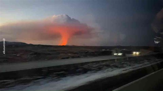 Unbelievable Footage of Iceland’s Volcano Eruption