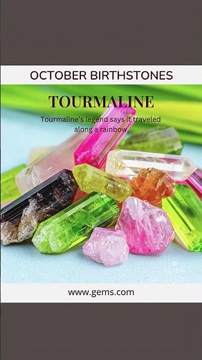 October Birthstones – Opal & Tourmaline