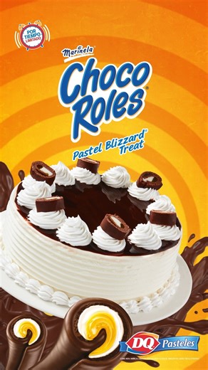 🍫🎂 ¡Dale la vuelta a cualquier celebración con el nuevo Pastel Blizzard® de Choco Roles®! Está relleno con el delicioso Blizzard® de Choco Roles®. ✨ Perfecto para tus momentos más dulces. ¡Disfrútalo antes de que se acabe! #dairyqueen | Dairy Queen