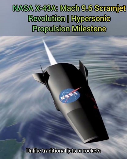 NASA X-43A: Mach 9.6 Scramjet Revolution | Hypersonic Propulsion Milestone