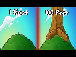 Tree of Wisdom Growth ( 1 - 100 Feet ) - Plants vs Zombies