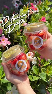 1.3K views · 4 comments | The ULTIMATE sweet treat is here…. Locally grown strawberries x Pistachio Papi ❤️❤️✨✨ Made up daily in-house by our professional fruit ninjas. Available in-store NOW!!!! | Peaches Fresh Food | Facebook