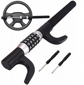 [Hot Item] Universal Intelligent Car Steering Wheel Lock with a Password Anti-Theft Security Lock