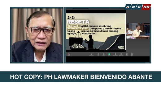 3.1K views · 57 reactions | As Senate and House panels begin their hearings on the flood control mess, Rep. Bienvenido Abante says there should also be probes by the executive, judiciary, and even an independent commission. "Mas maganda kung independent commission na pinapangunahan talaga ng matitino at magagaling na legal luminaries," he says. #ANCHeadstart | ANC 24/7 | Facebook