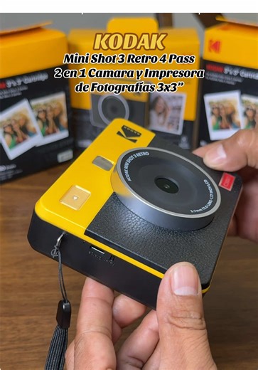 Cámara e impresora Kodak Mini Shot 3 Retro