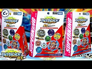 UNBOXING 3X RANDOM BOOSTER VOL. 22 INFINITE ACHILLES BY LUCK! BEYBLADE BURST SPARKING