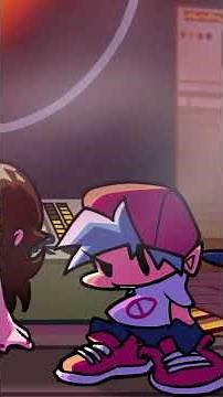 Green impostor attacking BOYFRIEND (animate among us) (friday night funkin | Impostor V4)