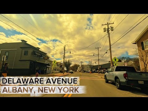 A tour drive around Delaware avenue Albany,ny