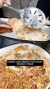 Green Bean Casserole (Without Canned Soup) | Creamy From Scratch #recipe #cooking #shortsvideo