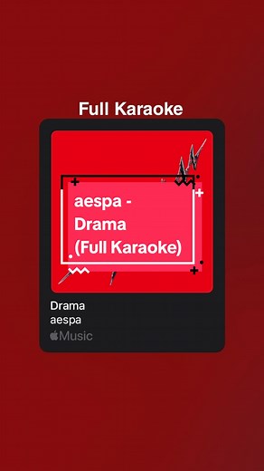 aespa - Drama (Full Karaoke)
