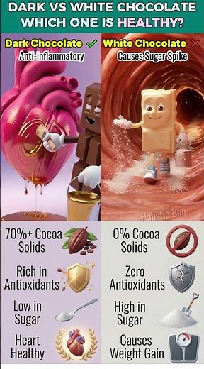 Why Dark Chocolate is GOOD for Your Heart 🍫
