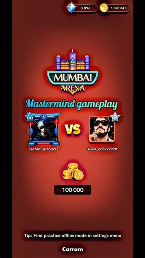 Mastermind gameplay 🥶🔥 #carrompool #mastermind #gaming #shortsfeed #shorts