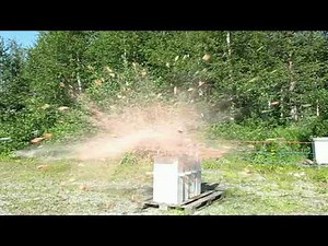 High voltage capacitor bank vs watermelon