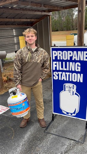 Stop by today for a refill or a new tank! We’re open until 7PM! #propane | Anderson's General Store of Statesboro