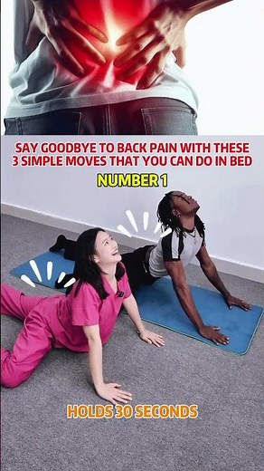 BACK PAIN Relief With 3 Simple Moves