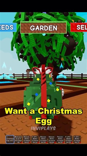 How to Get Christmas Egg | Grow a Garden #shorts #roblox #growagarden