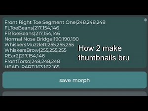 save morph tutorial (load morphs from different accounts) wcue script