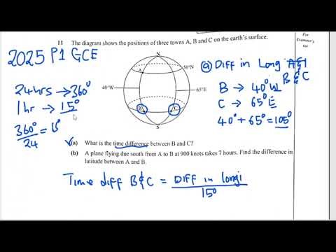 2025 PAPER 1 GCE - EARTH GEOMETRY