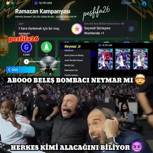 Beleş Bombacı Neymar 🤯 #pesmobileبيس #efootball #fifa #futbol #keşfetbeniöneçıkar #efootball2026