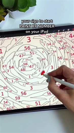 Do you need skills to paint beautiful things on you iPad? No :) you can just open Procreate and paint by number- it’s such a fun, cozy and relaxing art activity ☺️ ❤️ I’m drawing roses illustration from my new Floral set of Paint by Number coloring pages for Procreate. All coloring pages come with color palettes and a video instructions on how to use them on your iPad in Procreate. This way you can use it even if you’re not so good in Procreate or drawing :) 👉 you will find this and many more p