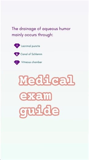 The drainage of aqueous humor mainly occurs through