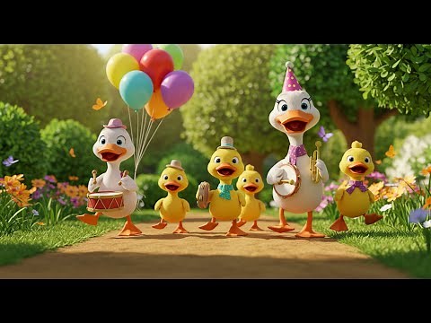 The Quacking Parade | Fun Duck March Song for Kids