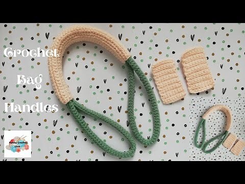 Crochet Bag Handles/DIY Bag Handles Tutorial.