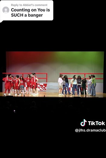 Replying to @Abbie! Cause we’re counting on counting on counting on YOU 🫵 #highschoolmusical #dramaclub #theatrekid #hsm #countingonyou #fyp #stagedrama