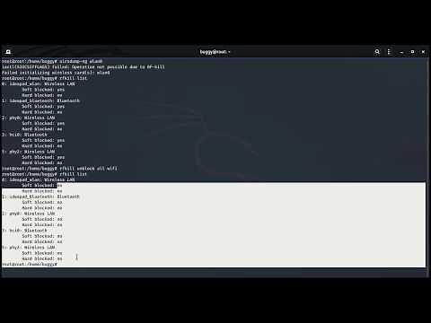 operation not possible due to RF kill issue solved with one command