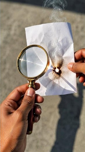 Magnifying Glass Sunlight Testing | Magnifying Glass Vs Random Objects | #shorts #experiment