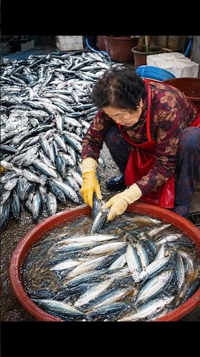 Busiest Grandma's grilled fish set meal in Korea?! Fishermen Line Up from 5A.M.! /Korean street food