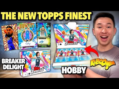 TOPPS FINEST BASKETBALL HAS ARRIVED (KABOOM x2)! 😱🔥 2025-26 Finest Hobby & Breaker Delight Review