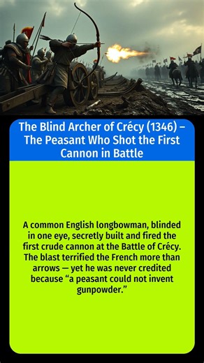 The One-Eyed Peasant Who Fired the First Cannon in History #forgottenhistory
