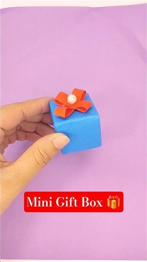 DIY Mini Gift Box 🎁 | Easy Paper Gift Box | Handmade Cute Gift Box Idea