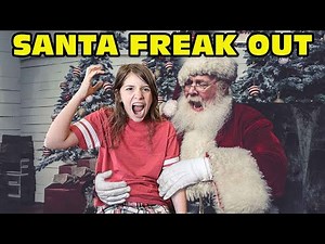 Girl Temper Tantrum Tells Dad To "Shut Up" While Sitting On Santa's Lap! [Original]