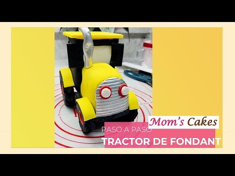 FONDANT TRACTOR TUTORIAL/STEP BY STEP/VERY EASY/2022