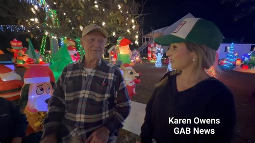 SANTA LAND It’s back. Santa Land has returned to the home of Danny and Nella Roberts at 429 Paradise Lane. A tradition since 2013, it’s a winter wonderland complete with thousands and thousands of lights, a yard full of inflatables…and a real working train for the kids to enjoy. To get to Santa Land, take Highway 41 and turn onto Center Road. Then, after about three miles, turn onto Elizabeth Town Road. At the stop sign take a right and you will be at Santa Land. There is no charge to enjoy the 