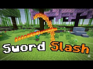 How To Make A Sword Slash Using Commands | Minecraft Tutorial