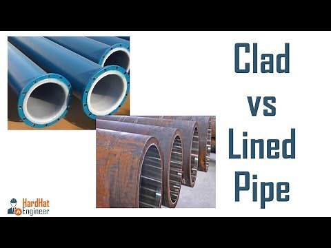 What is Difference between Clad and lined pipe? Clad Vs Lined Pipe- Piping Training Video-7