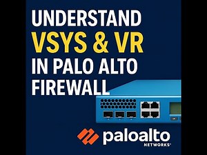 Virtual Systems and Virtual Router in Palo Alto Firewall
